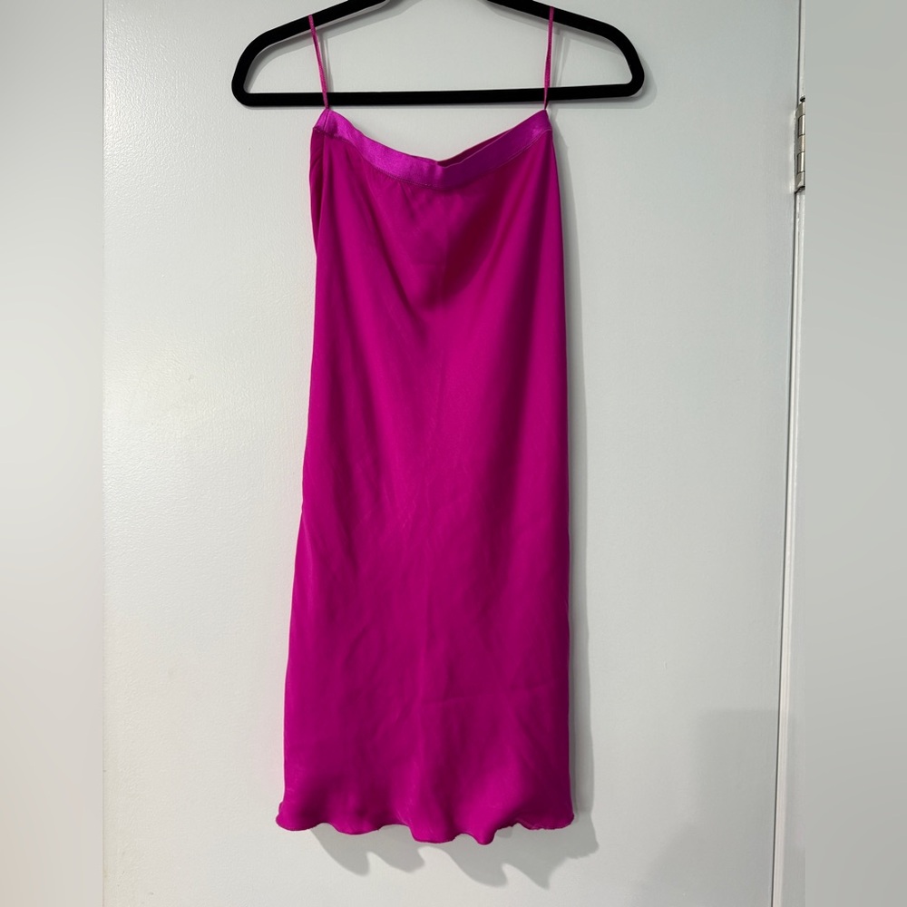Free People Fuscia Maxi Slip Skirt